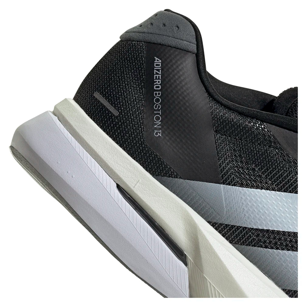 Men`s Adizero Boston 13 Running Shoes Core Black Footwear Adidas