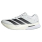 Men`s Adizero Boston 13 Running Shoes Footwear White and Core Black Footwear Adidas
