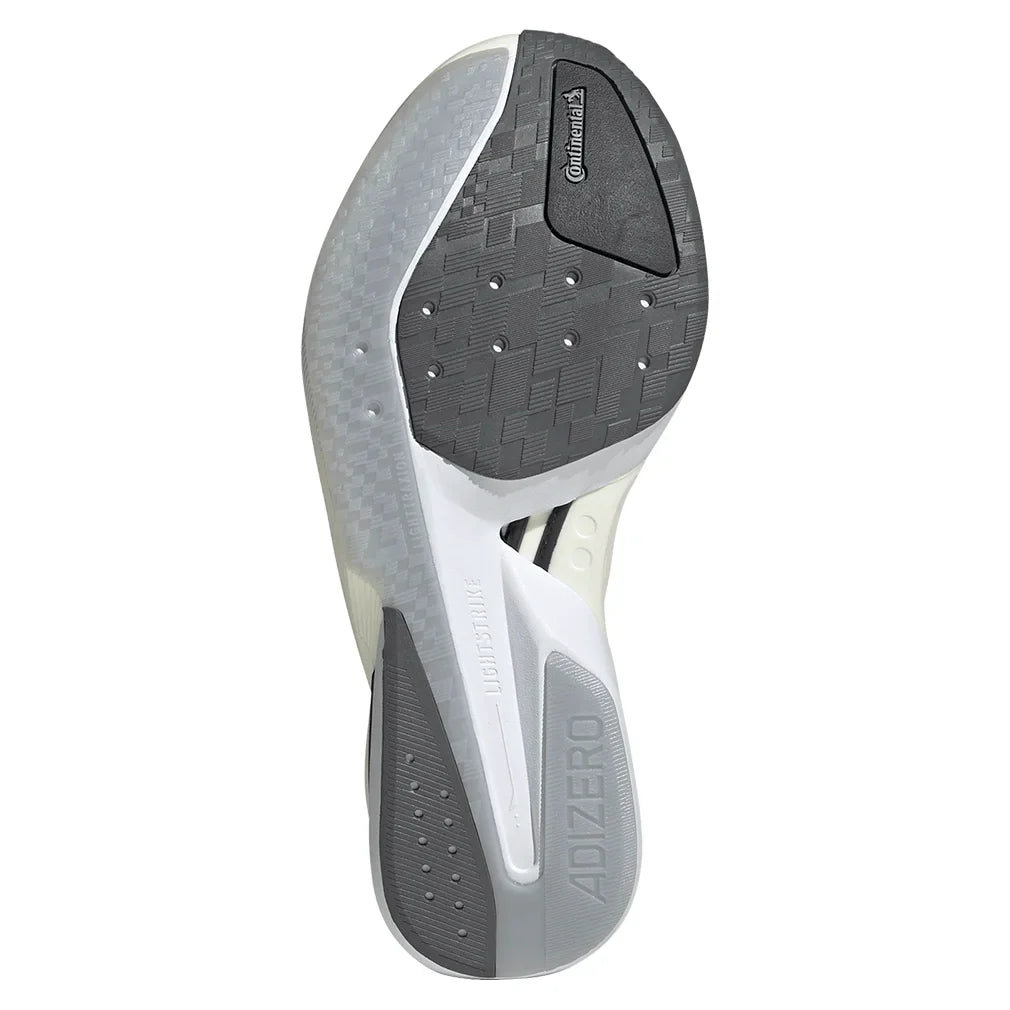 Women`s Adizero Boston 13 Running Shoes Footwear White and Matte Silver Footwear Adidas