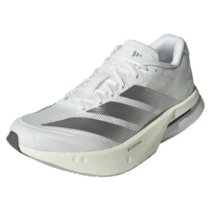Women`s Adizero Boston 13 Running Shoes Footwear White and Matte Silver Footwear Adidas