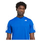 Men`s Club 3 Stripes Tennis Top Collegiate Royal Apparel Adidas
