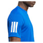 Men`s Club 3 Stripes Tennis Top Collegiate Royal Apparel Adidas