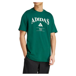 Men`s Heritage Graphic Tennis Top Collegiate Green Apparel Adidas