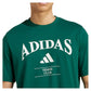 Men`s Heritage Graphic Tennis Top Collegiate Green Apparel Adidas