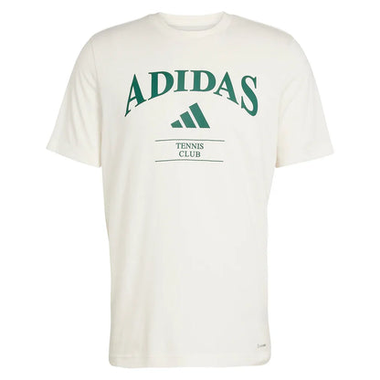 Men`s Heritage Graphic Tennis Top Chalk White Apparel Adidas