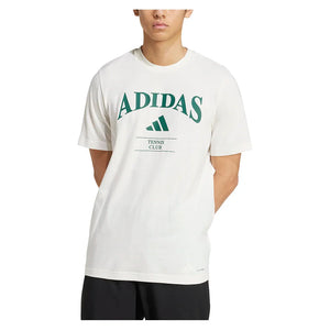Men`s Heritage Graphic Tennis Top Chalk White Apparel Adidas
