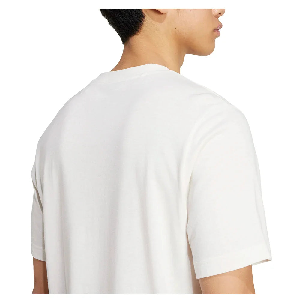 Men`s Heritage Graphic Tennis Top Chalk White Apparel Adidas