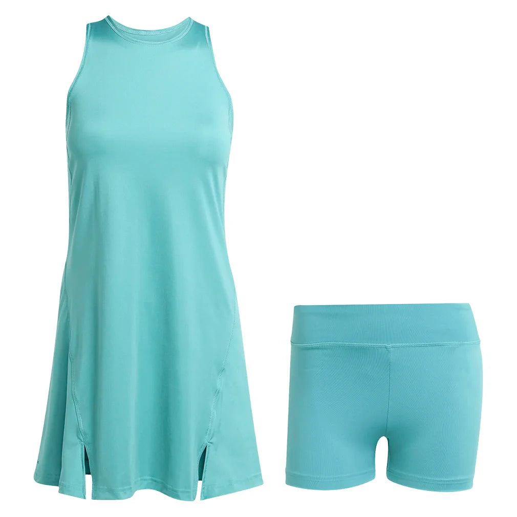 Women`s Club CLIMACOOL Tennis Dress Powder Teal Apparel Adidas