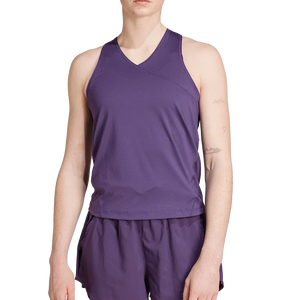 Women`s Club V-Neck Tennis Tank Aurora Plum Apparel Adidas
