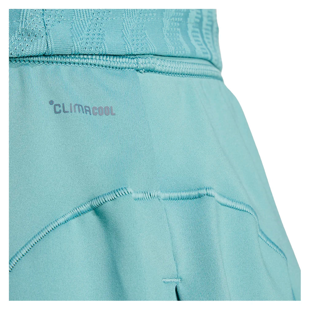 Women`s CLIMACOOL Match Tennis Skort Powder Teal Apparel Adidas