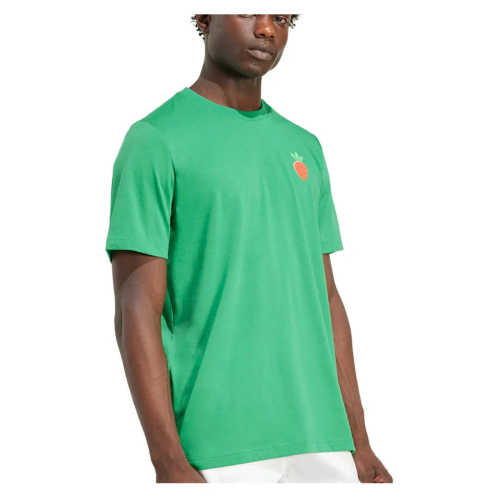 Men`s Originals Graphic Tennis Tee Green Apparel Adidas