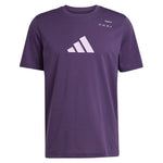 Men`s Category Graphic Tennis Tee Aurora Plum Apparel Adidas