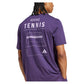 Men`s Category Graphic Tennis Tee Aurora Plum Apparel Adidas