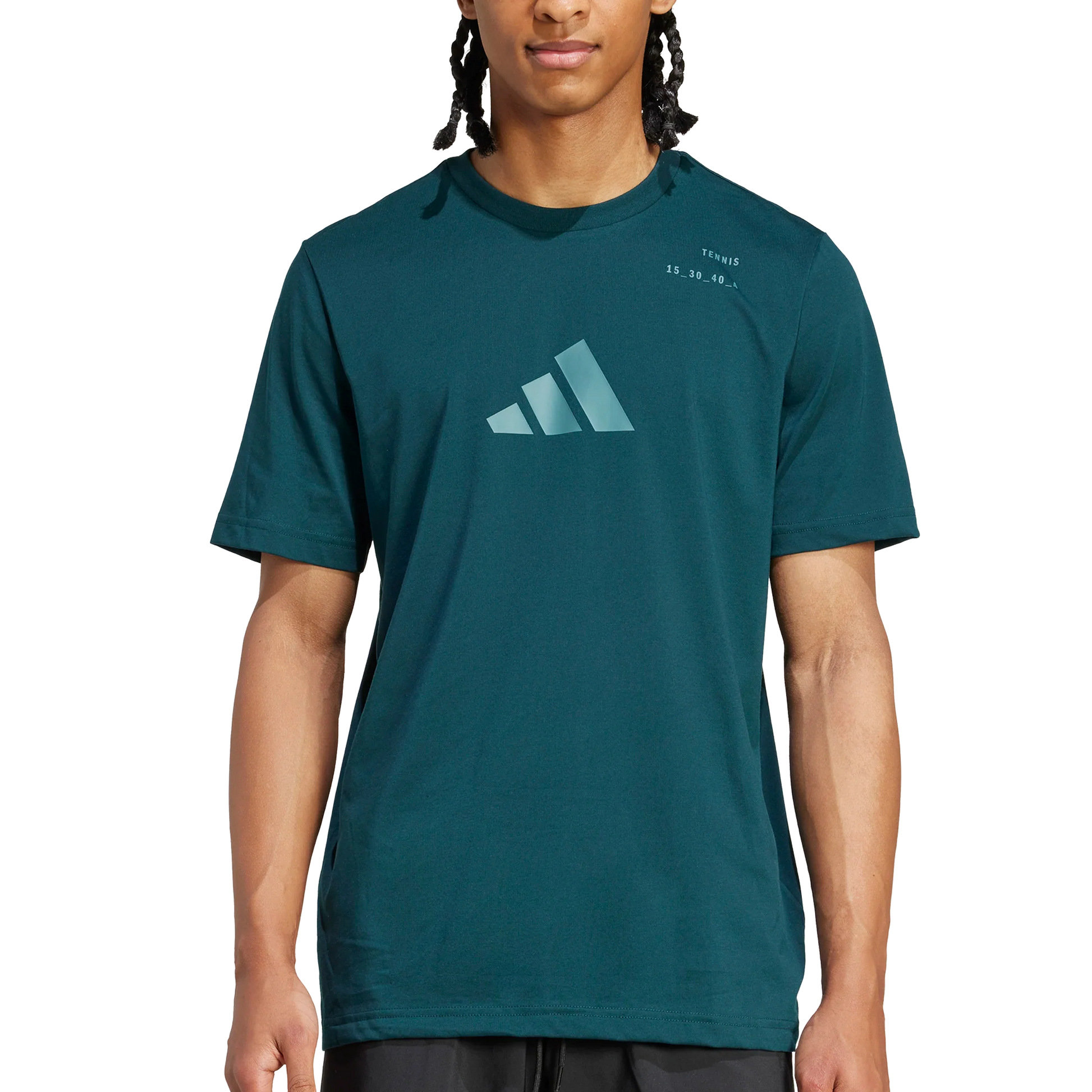 Men`s Category Graphic Tennis Tee Aurora Ivy Apparel Adidas