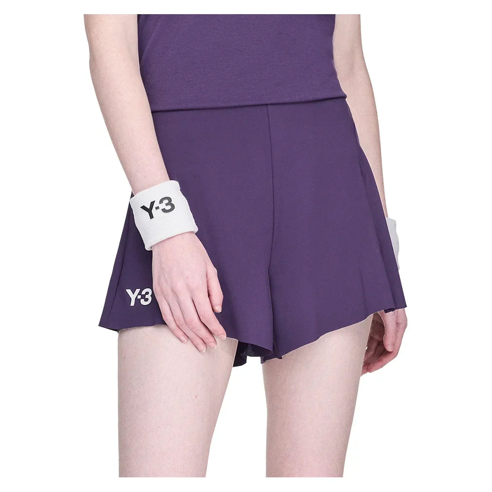 Women`s Y-3 Match Tennis Short Aurora Plum Apparel Adidas