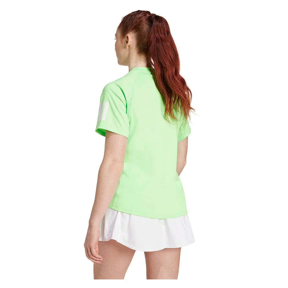 Women`s Club Tennis Top Lime Burst Apparel Adidas