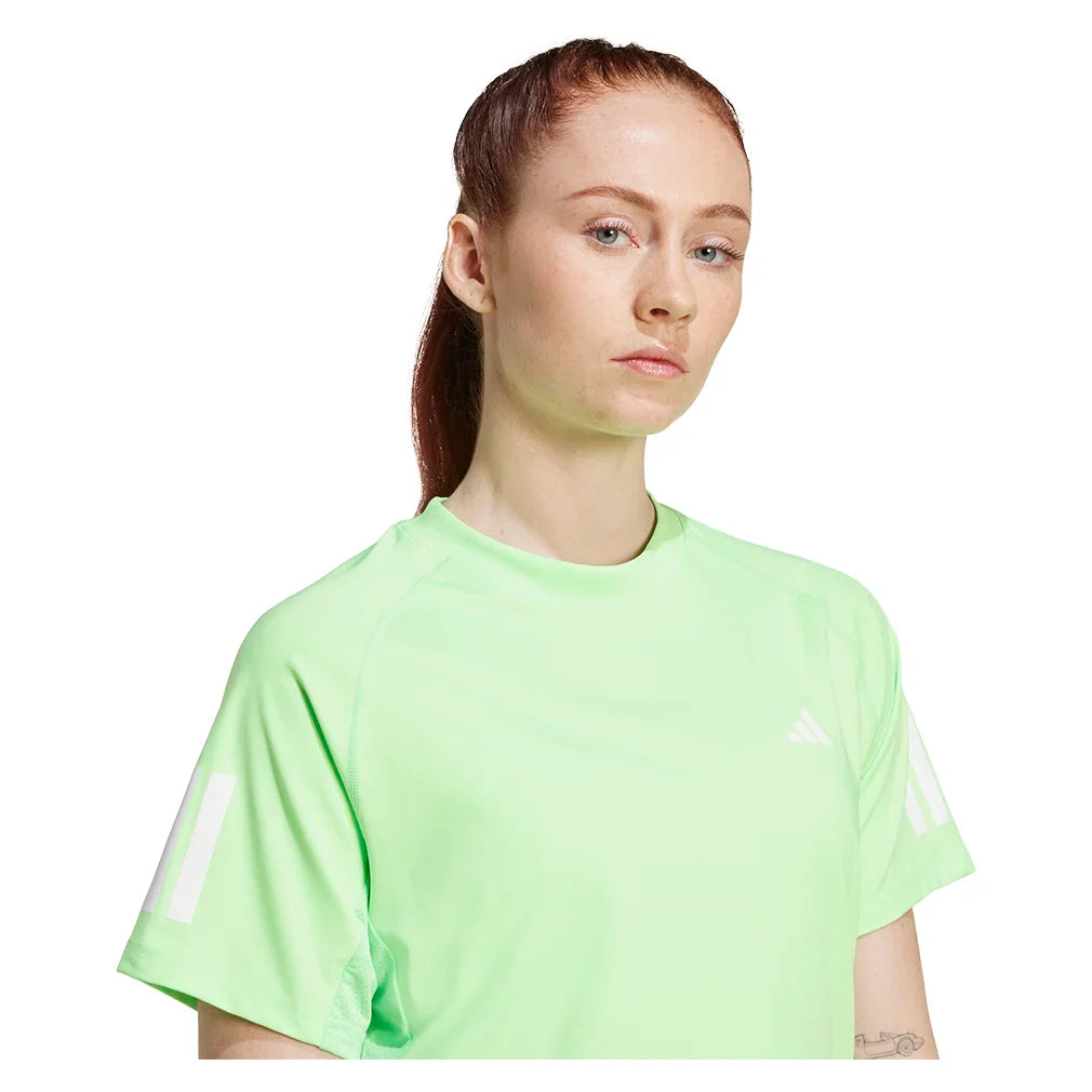 Women`s Club Tennis Top Lime Burst Apparel Adidas
