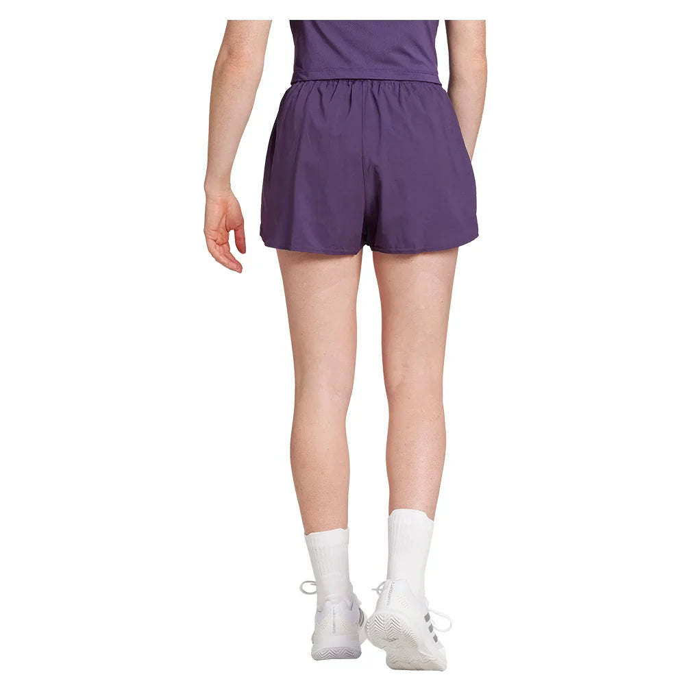 Women`s Club Tennis Short Aurora Plum Apparel Adidas