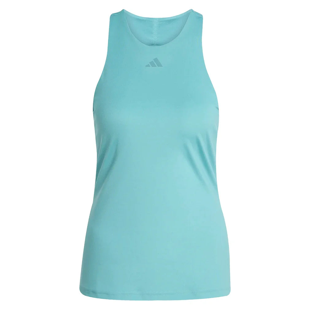 Women`s CLIMACOOL Y Tennis Tank Powder Teal Apparel Adidas