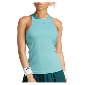 Women`s CLIMACOOL Y Tennis Tank Powder Teal Apparel Adidas