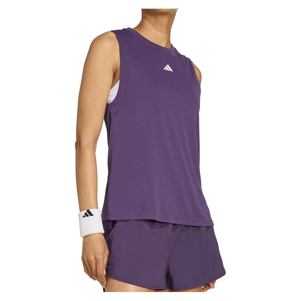 Women`s Match Tennis Tank Aurora Plum Apparel Adidas