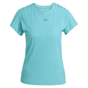 Women`s Freelift CLIMACOOL Tennis Top Powder Teal Apparel Adidas