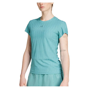 Women`s Freelift CLIMACOOL Tennis Top Powder Teal Apparel Adidas