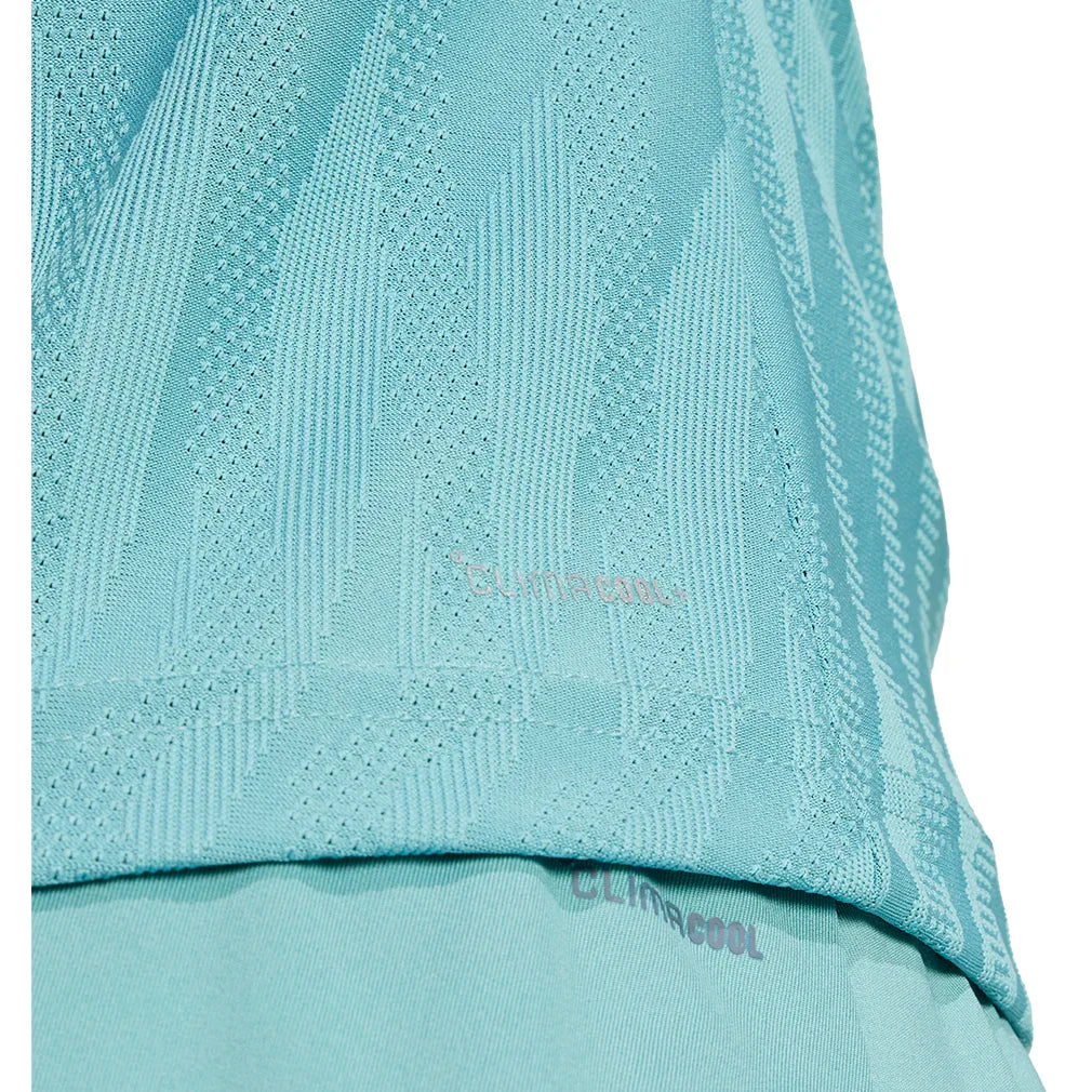 Women`s Freelift CLIMACOOL Tennis Top Powder Teal Apparel Adidas