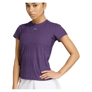 Women`s Freelift CLIMACOOL Tennis Top Aurora Plum Apparel Adidas