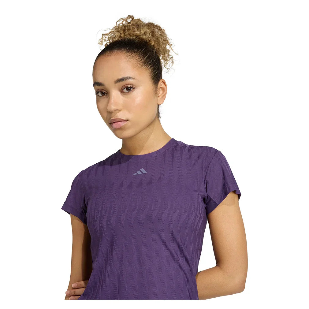 Women`s Freelift CLIMACOOL Tennis Top Aurora Plum Apparel Adidas
