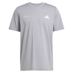Men`s US Graphic Tennis Tee Grey Three Apparel Adidas