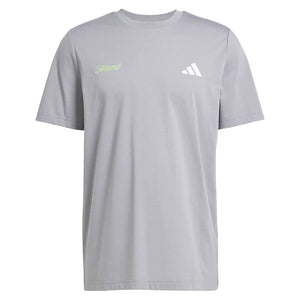 Men`s US Graphic Tennis Tee Grey Three Apparel Adidas
