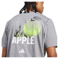 Men`s US Graphic Tennis Tee Grey Three Apparel Adidas
