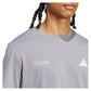 Men`s US Graphic Tennis Tee Grey Three Apparel Adidas