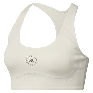 Women`s Stella McCartney Power Impact Medium Support Training Bra Almond Milk Apparel Adidas
