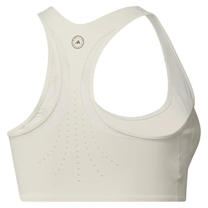 Women`s Stella McCartney Power Impact Medium Support Training Bra Almond Milk Apparel Adidas