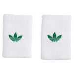 OG Tennis Wristbands L White and Green Accessories Adidas