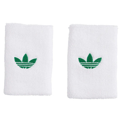 OG Tennis Wristbands L White and Green Accessories Adidas