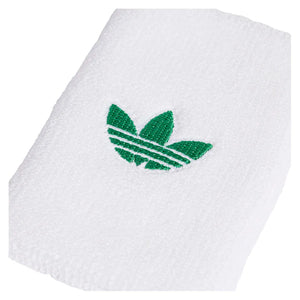 OG Tennis Wristbands L White and Green Accessories Adidas
