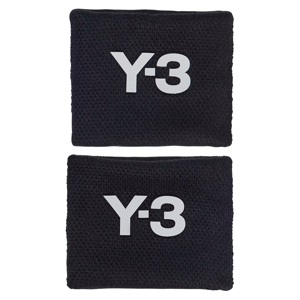 Y-3 Tennis Wristbands S Black and Orbit Grey Accessories Adidas