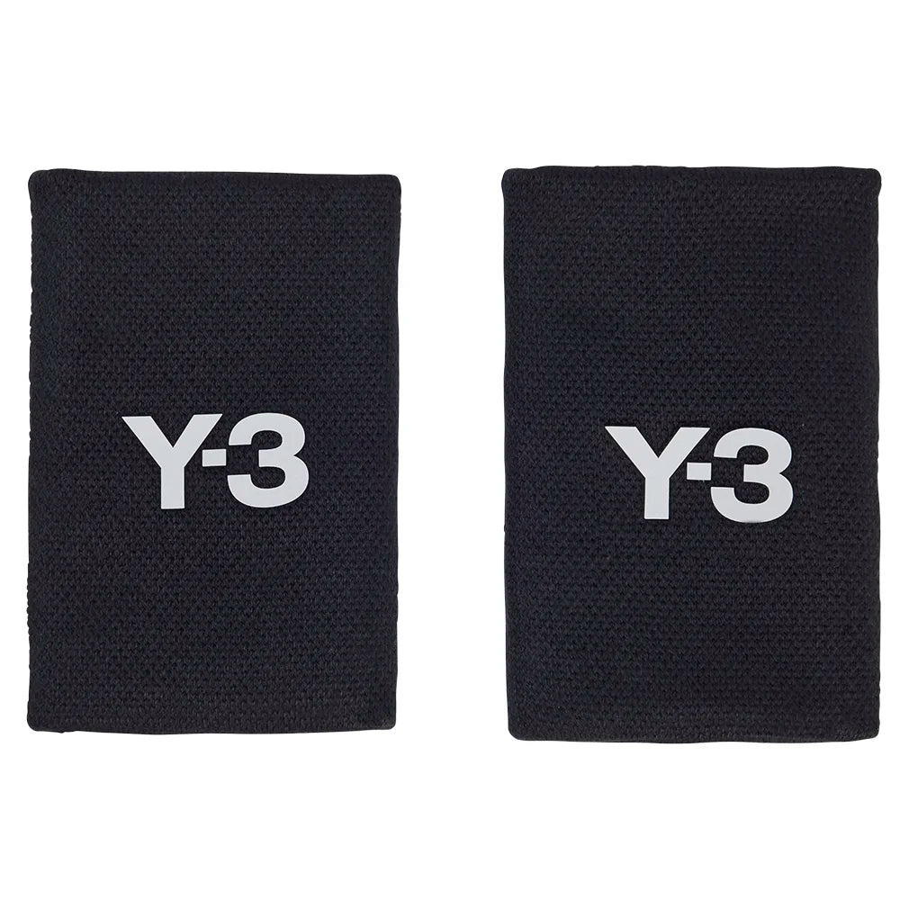 Y-3 Tennis Wristbands L Black and Orbit Grey Accessories Adidas