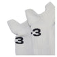 Y-3 Tennis Low Socks Orbit Grey and Black Socks Adidas