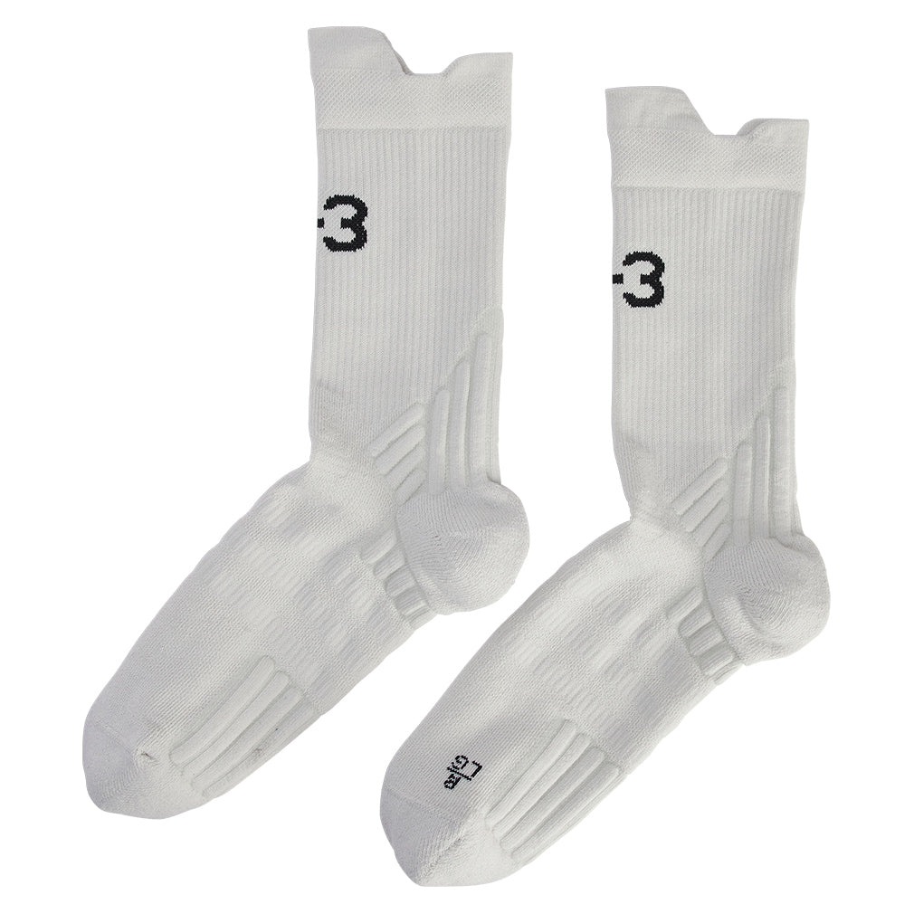 Y-3 Tennis Crew Socks Orbit Grey and Black Socks Adidas