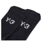 Y-3 Tennis Crew Socks Black and Orbit Grey Socks Adidas