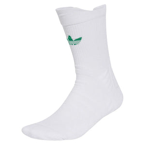 OG Tennis Crew Socks White and Green Socks Adidas