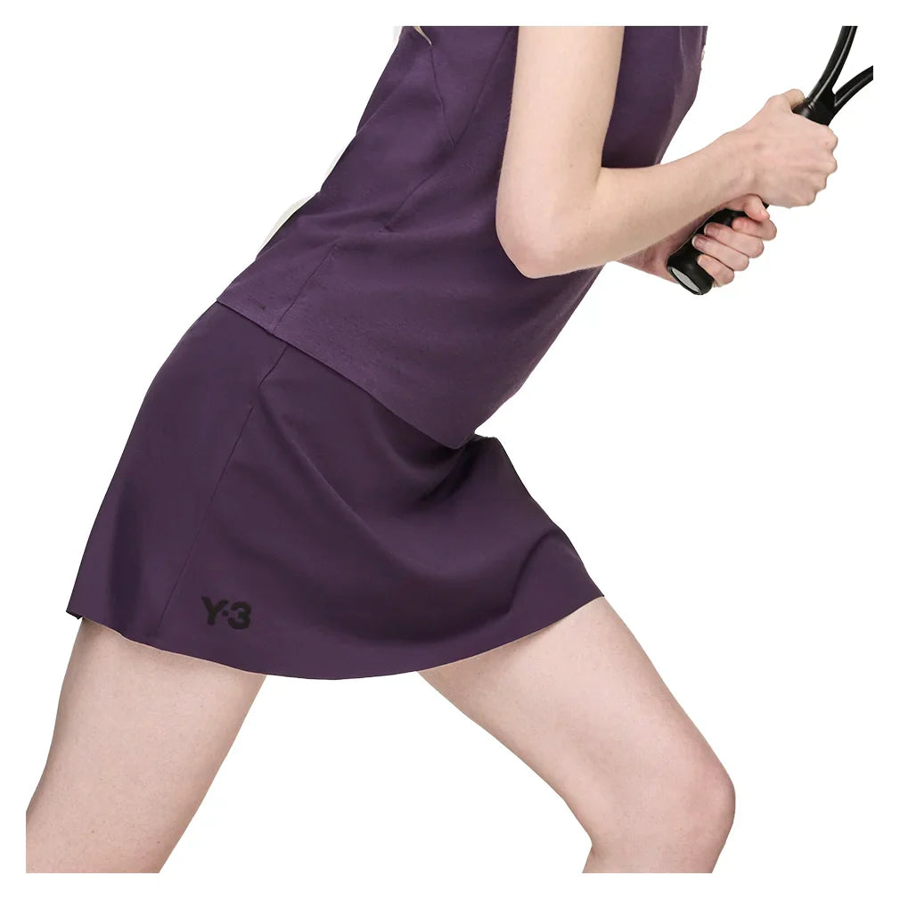 Women`s Y-3 Match Tennis Skort Aurora Plum Apparel Adidas