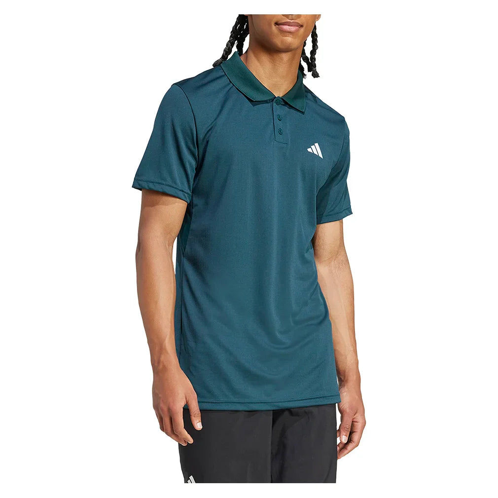 Men`s FreeLift Tennis Polo Aurora Ivy Apparel Adidas