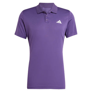 Men`s FreeLift Tennis Polo Aurora Plum Apparel Adidas