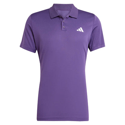 Men`s FreeLift Tennis Polo Aurora Plum Apparel Adidas