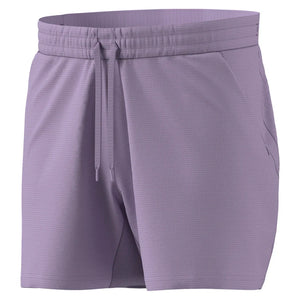 Men`s Ergo 5 Inch Tennis Shorts Powder Plum Apparel Adidas